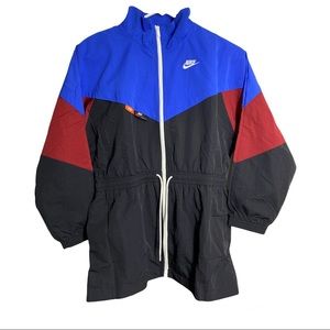 Nike Women's Icon Clash Woven Track Jacket Women’s Small Blue Black CJ2046-480